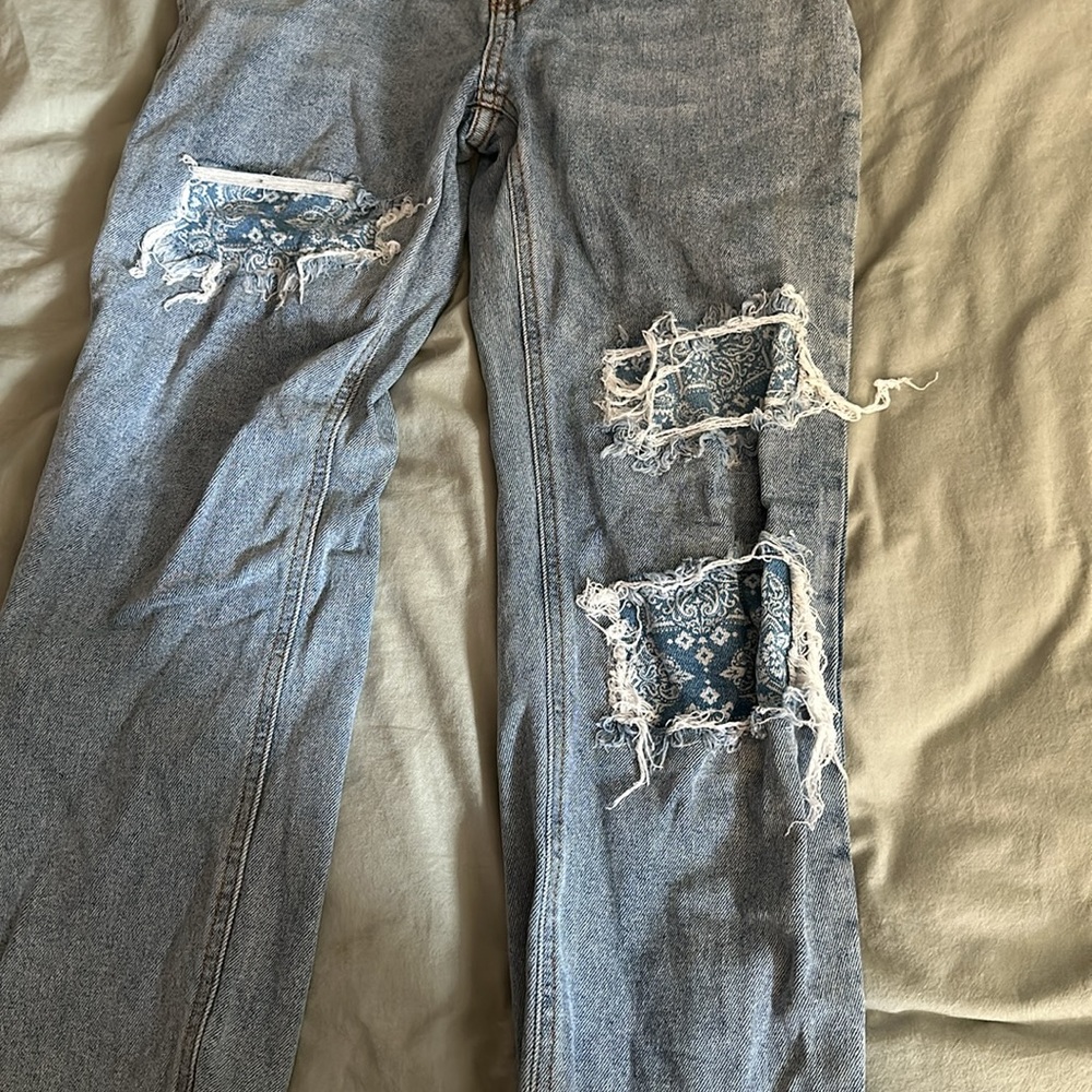 patchwork pants - Picture 3 of 3